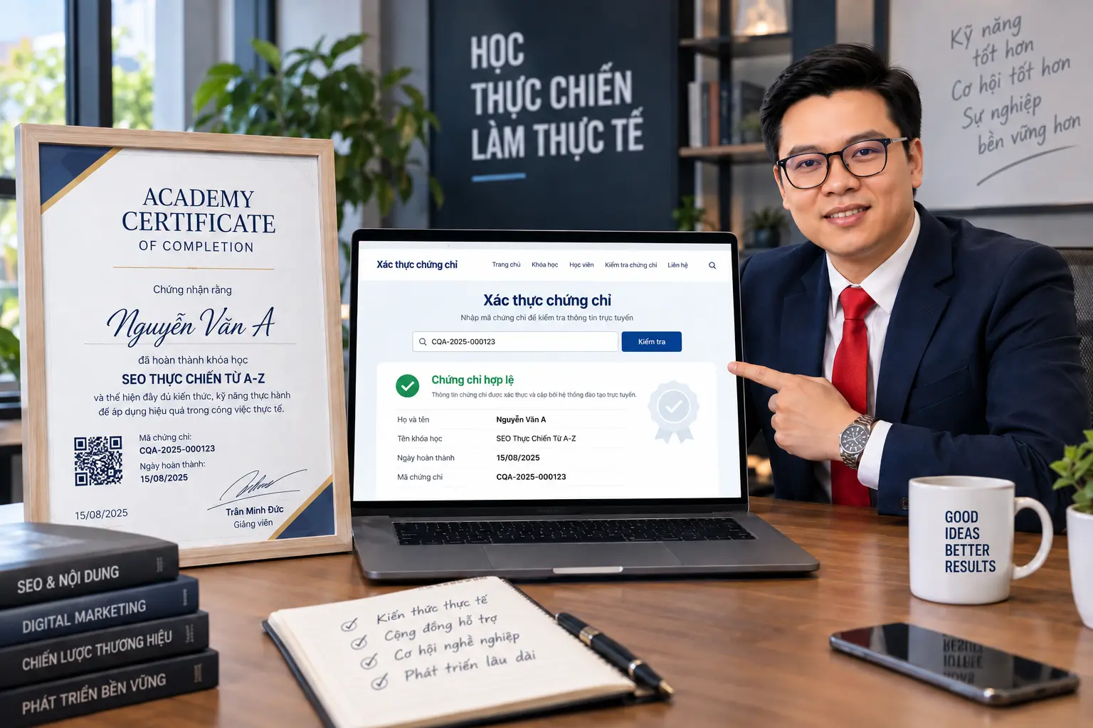 Chứng chỉ có mã xác thực công khai