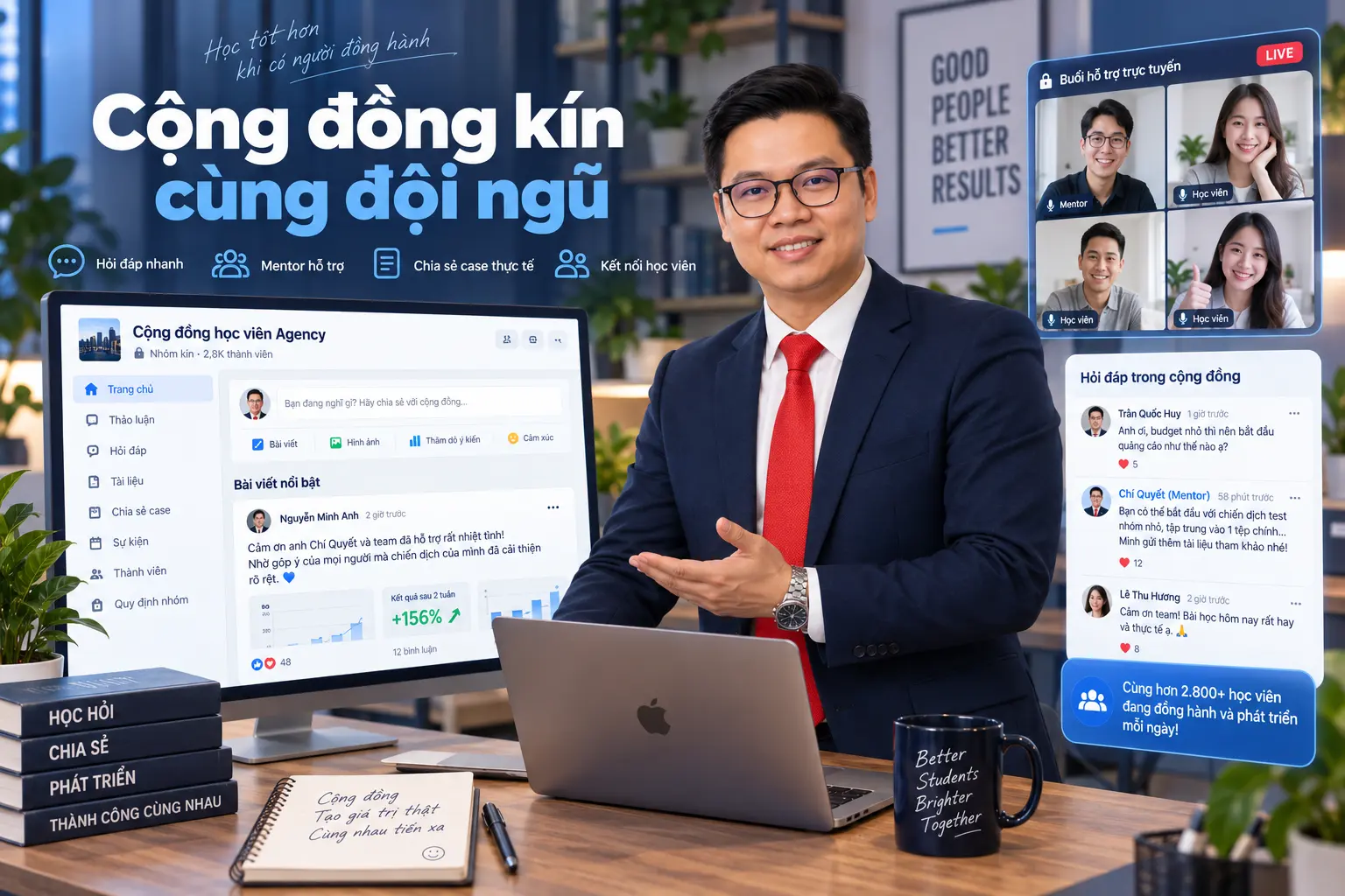 Cộng đồng kín cùng đội ngũ